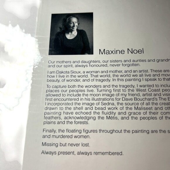 Maxine Noel Not Forgotten Contemporary Canadian Art Card Series Native American - Picture 6 of 7